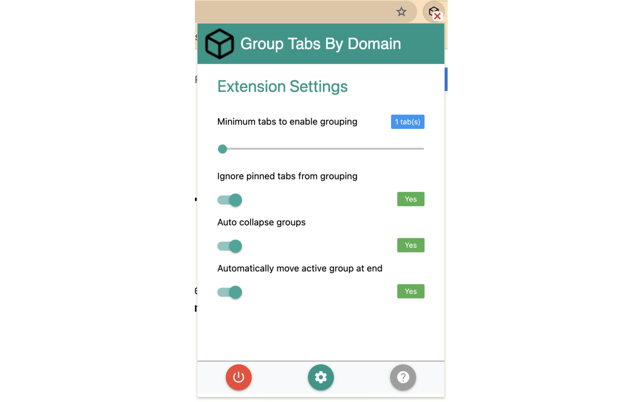 Group Tabs By Domain