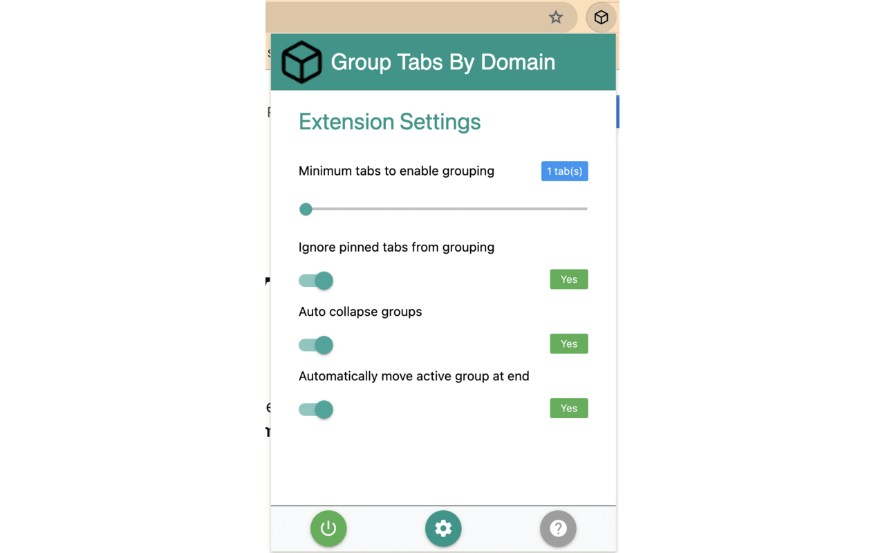 Group Tabs By Domain