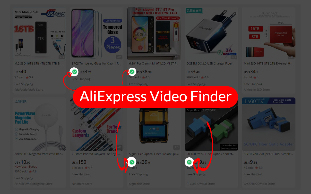 AliExpress Video Finder