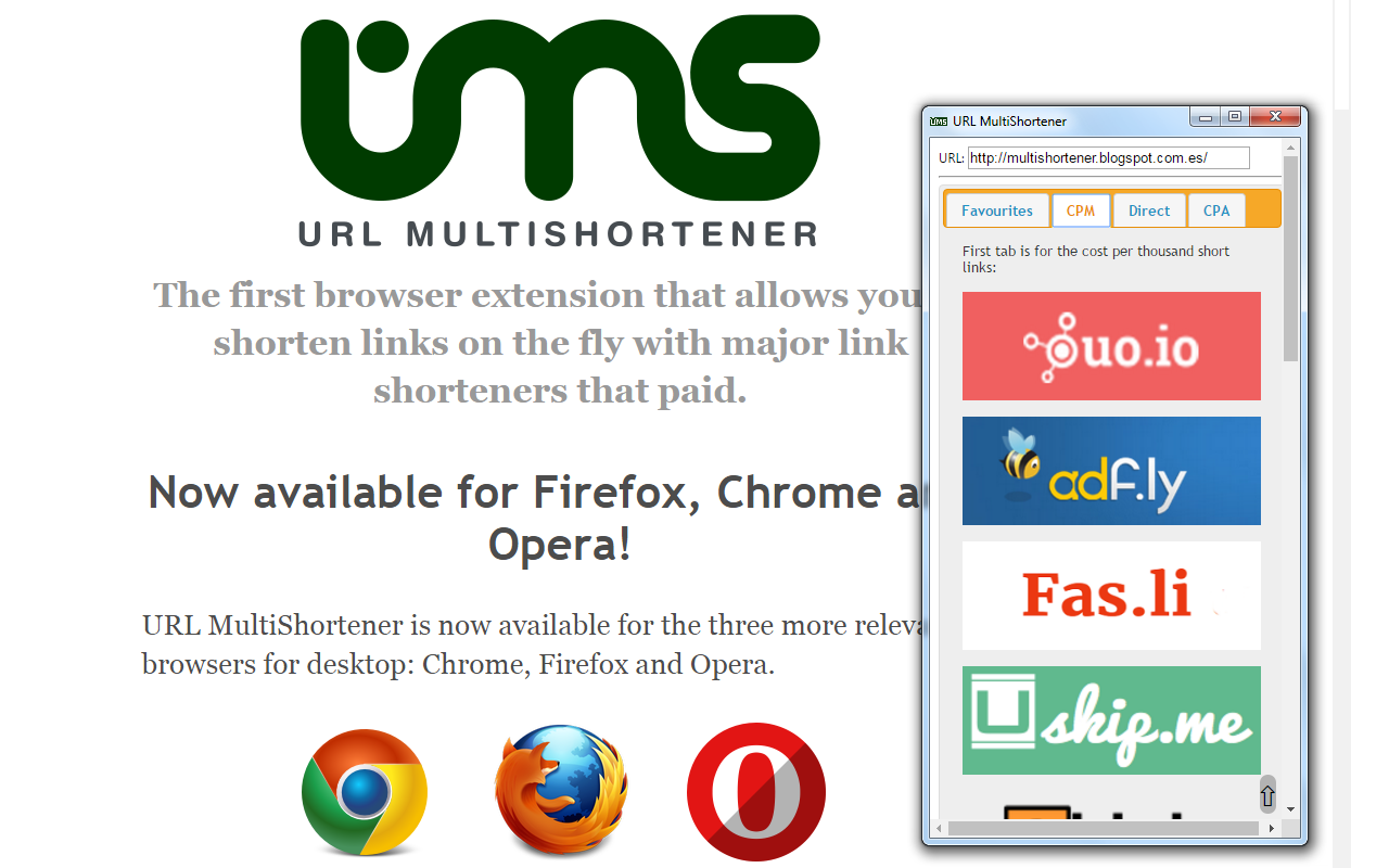 URL MultiShortener