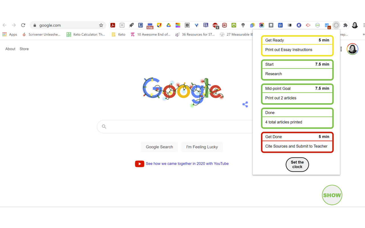 Thinking Time Tracker