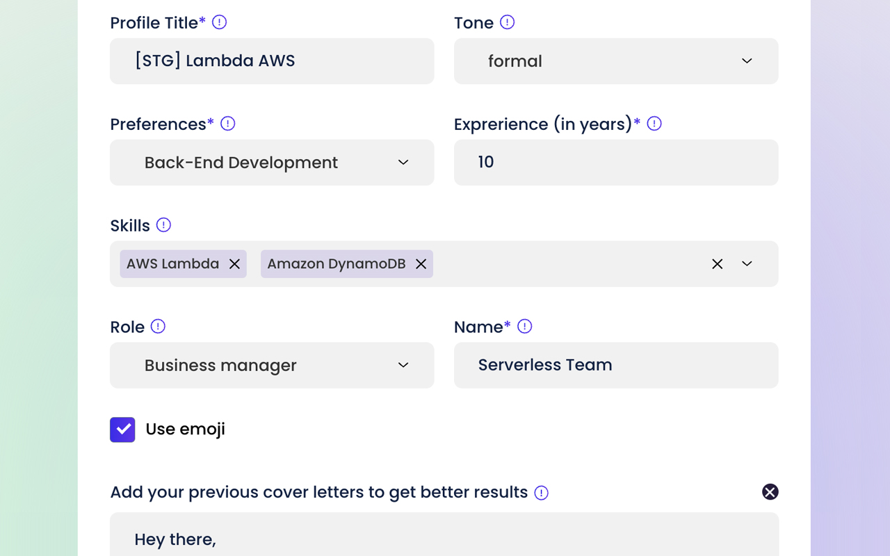 BestLetter: AI Cover Letters for UpWork