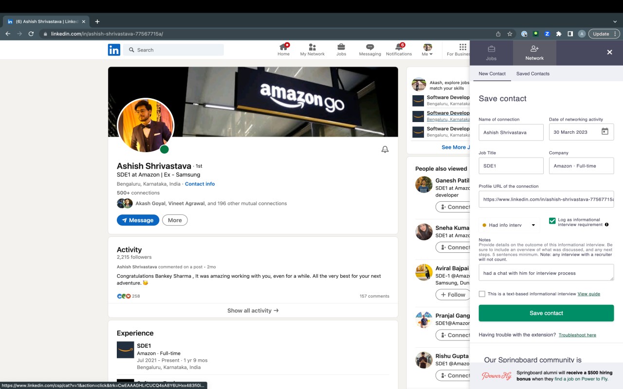 Springboard JobTracker