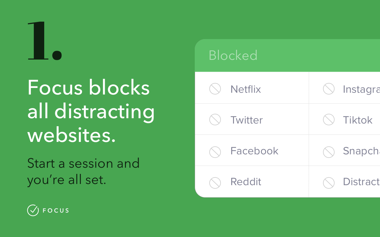 Focus - On Your Work