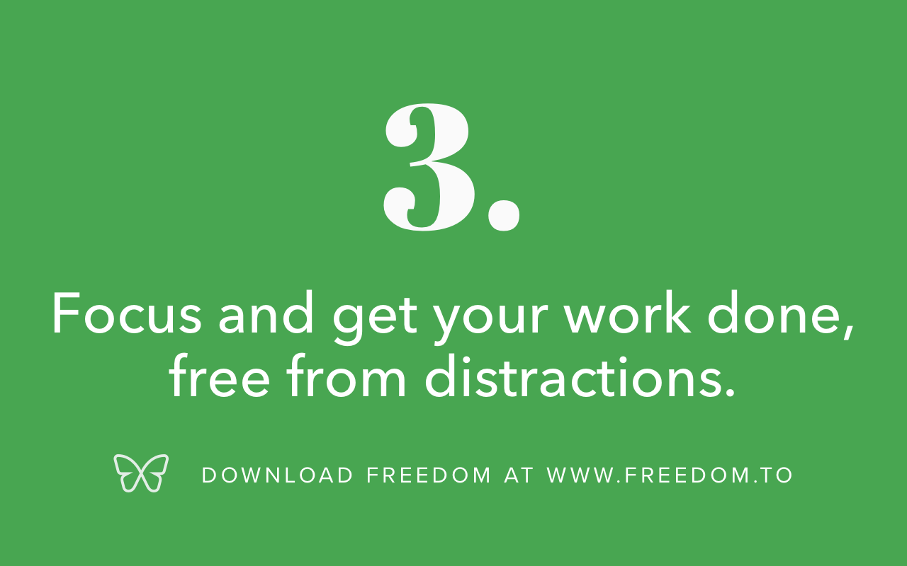 Focus - On Your Work