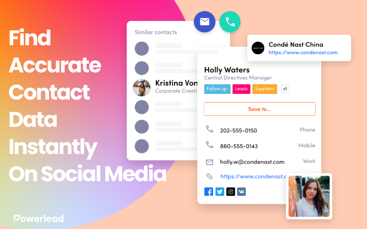 Powerlead - Find Any B2B Contact Info