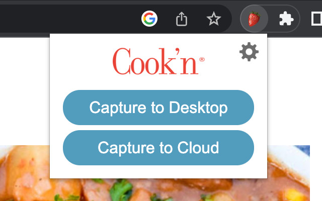 Cook'n Recipe Capture Plugin