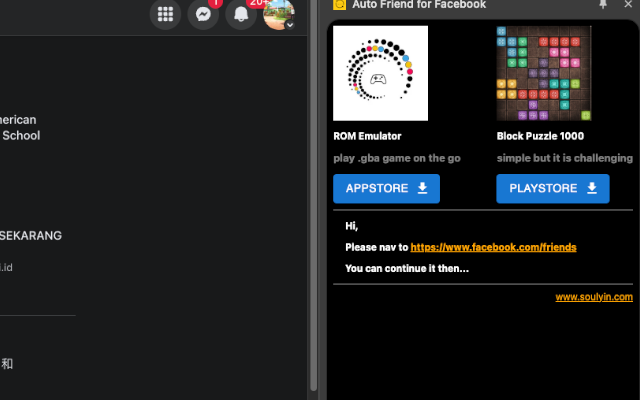 Auto Friend for Facebook