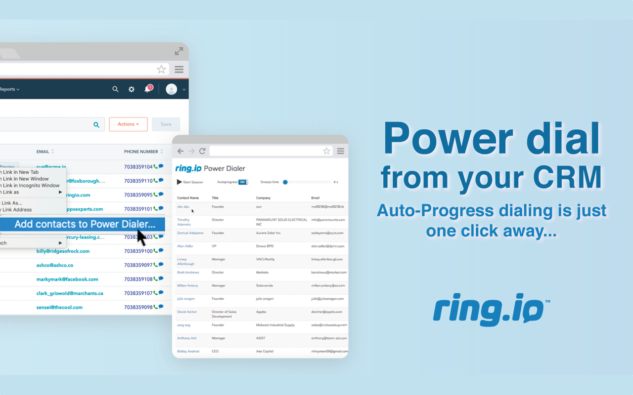 Ring.io Web Phone