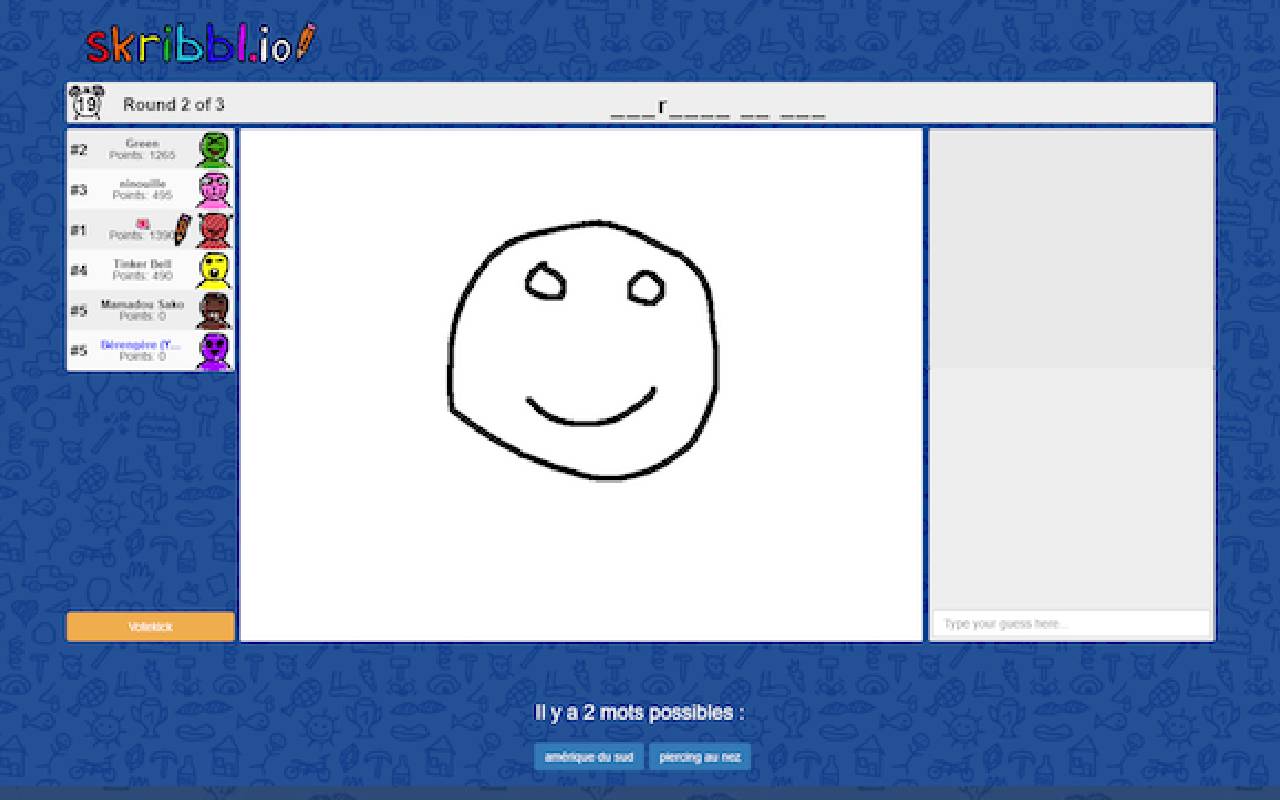 Skribbl io unblocked new tab