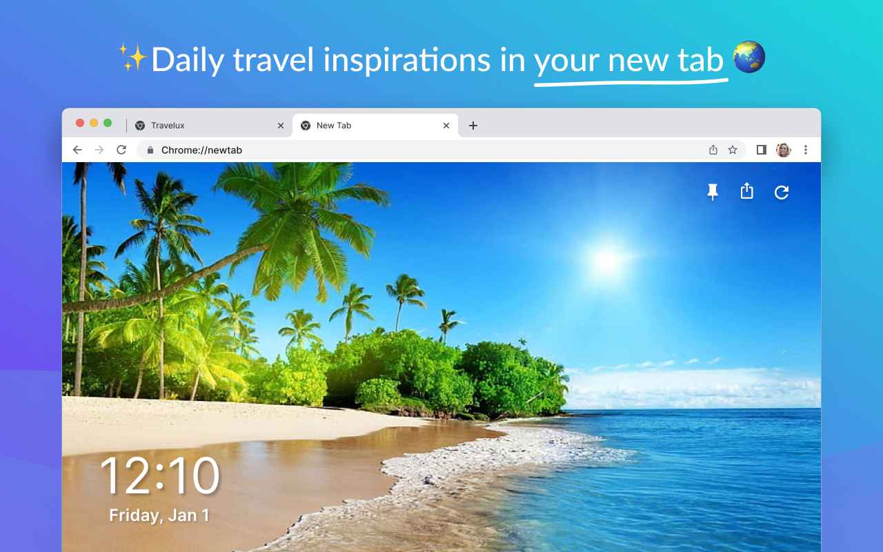 TravelMonkey - new tab for travellers