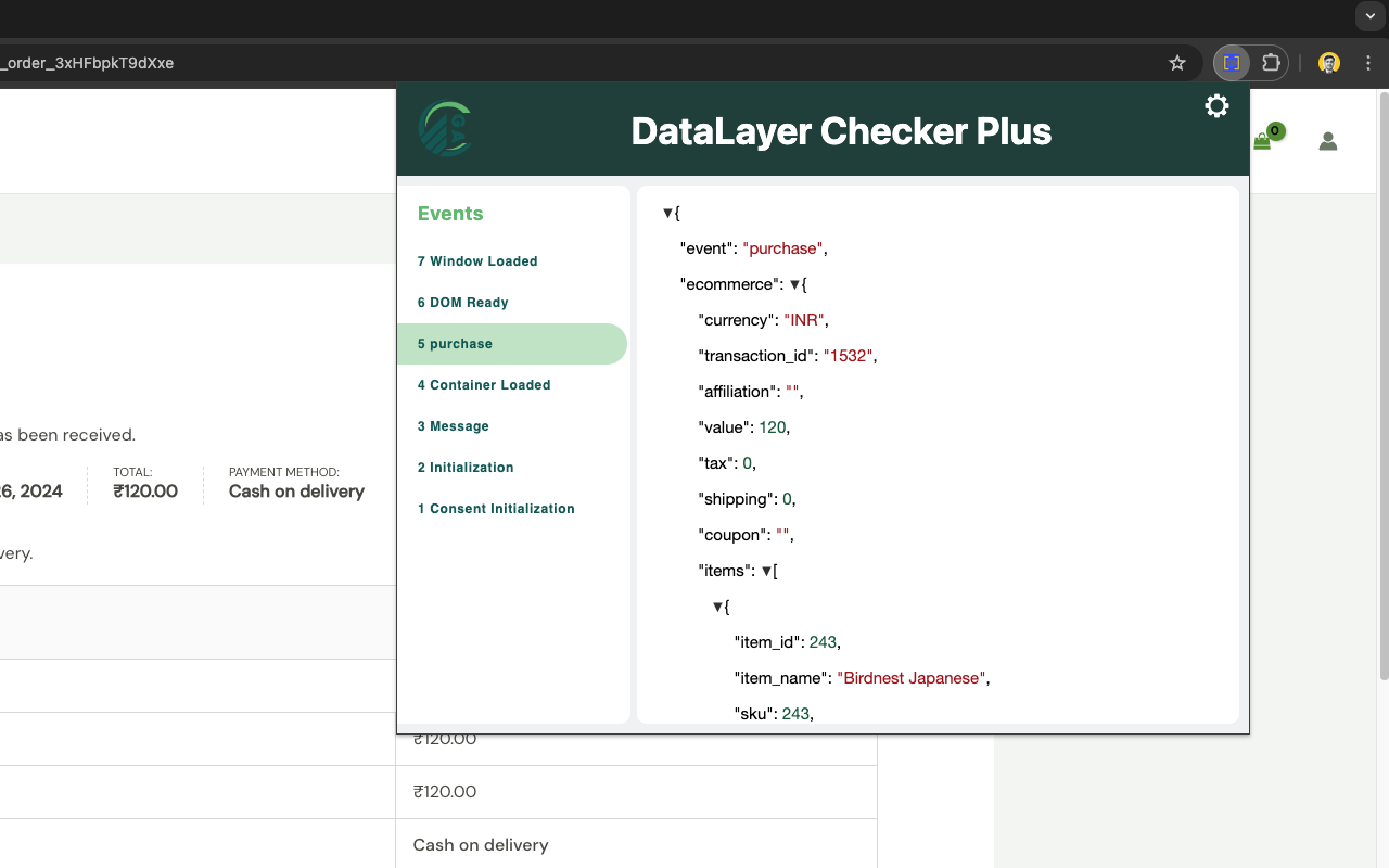 DataLayer Checker Plus