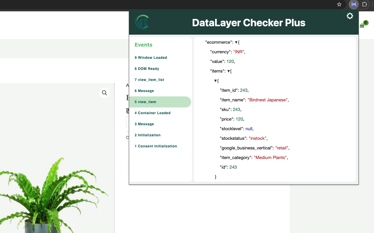 DataLayer Checker Plus