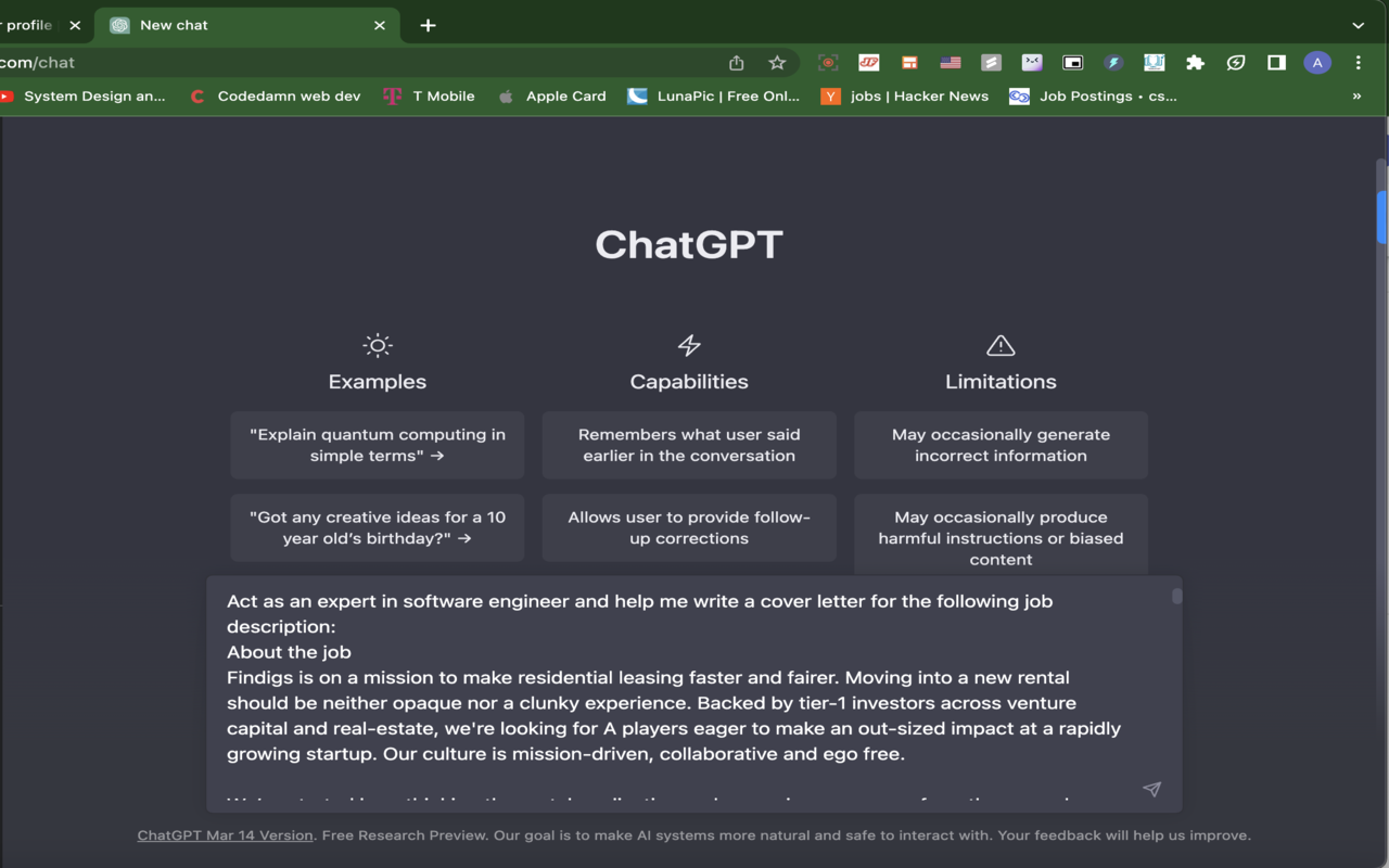 AI Cover Letter Generator