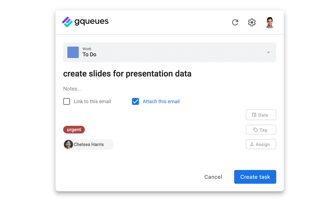 GQueues for Gmail