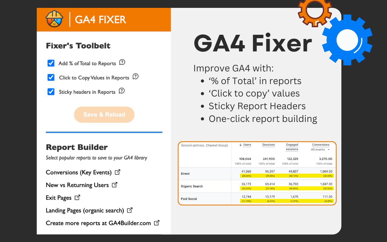 GA4 Fixer