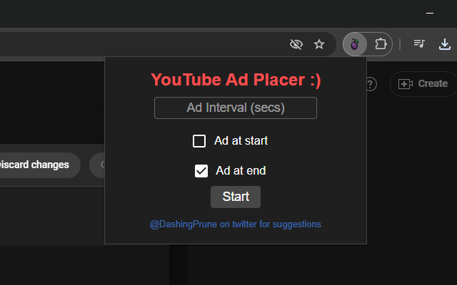 YouTube Ad Placer