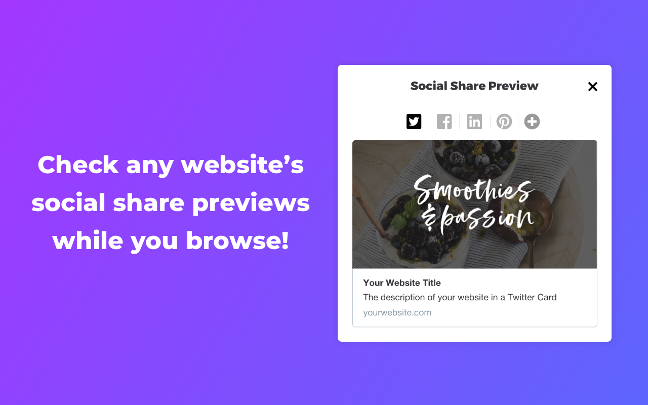 Social Share Preview