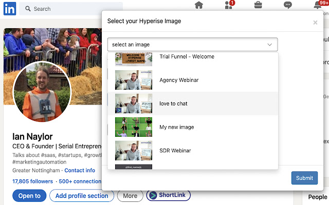 Hyperise: image & website personalization