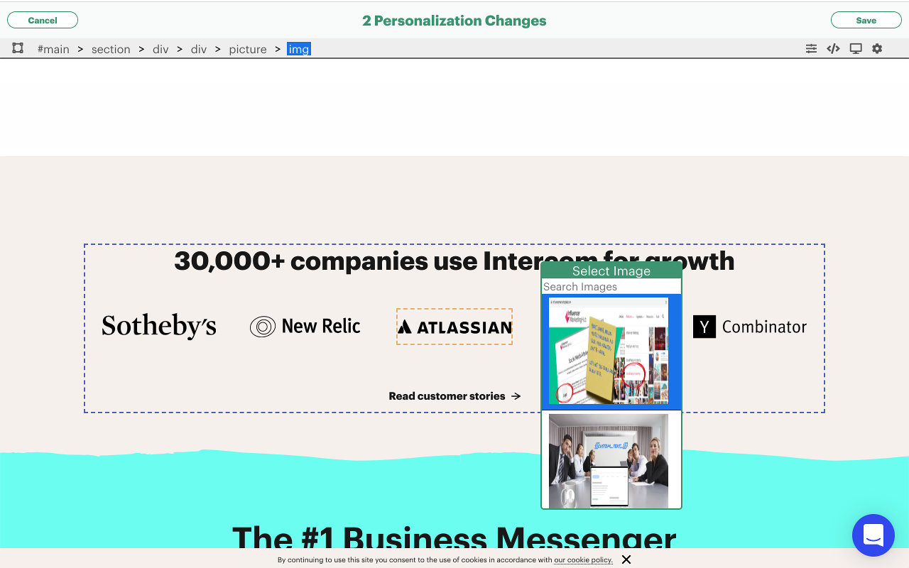 Hyperise: image & website personalization