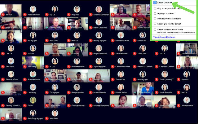Grid View for Google Meet (fixed)