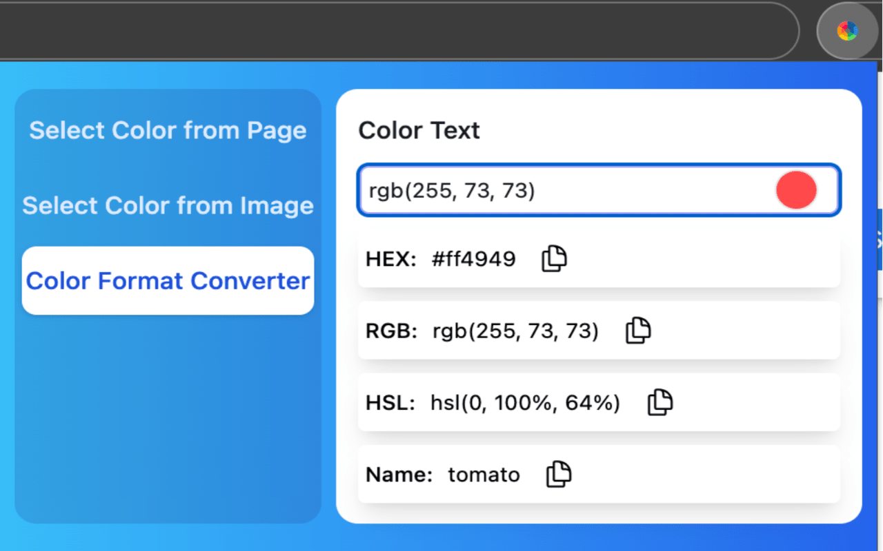 Color Picker - Web Development