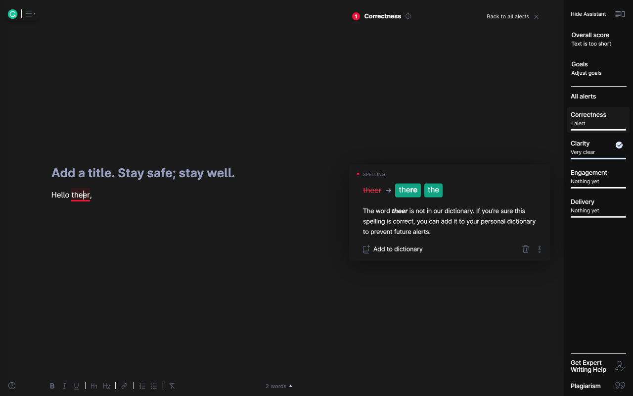 Grammarlyier - An Unofficial Grammarly Tool & Dark Mode