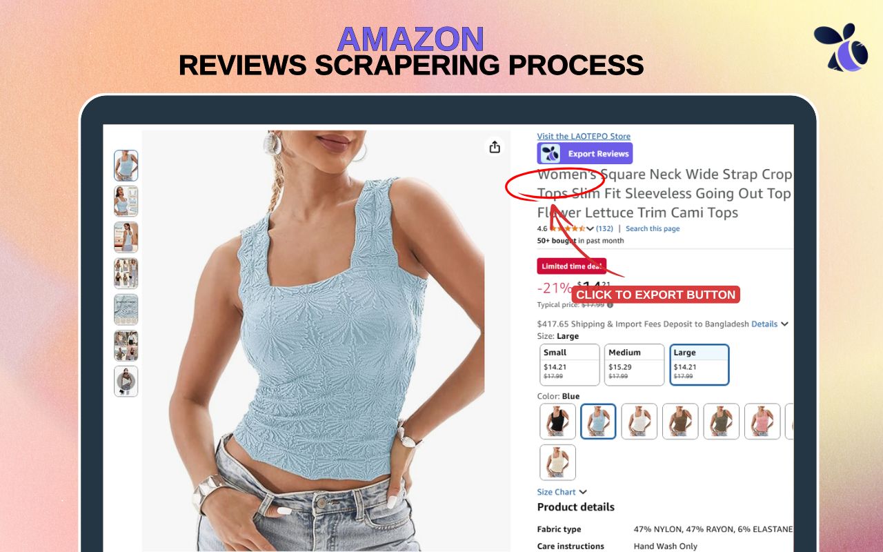Amazon Reviews Scraper and Exporter | Ecomstal
