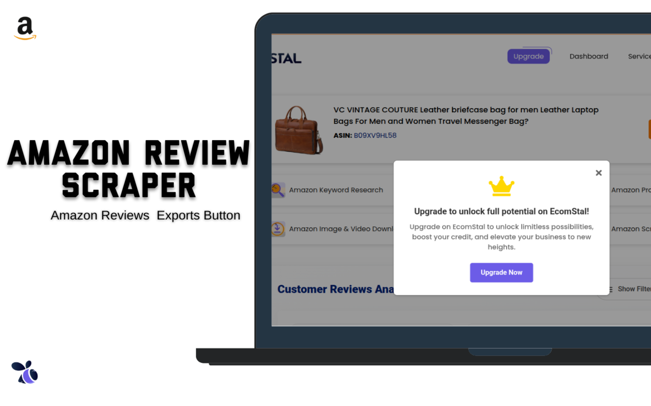 Amazon Reviews Scraper and Exporter | Ecomstal