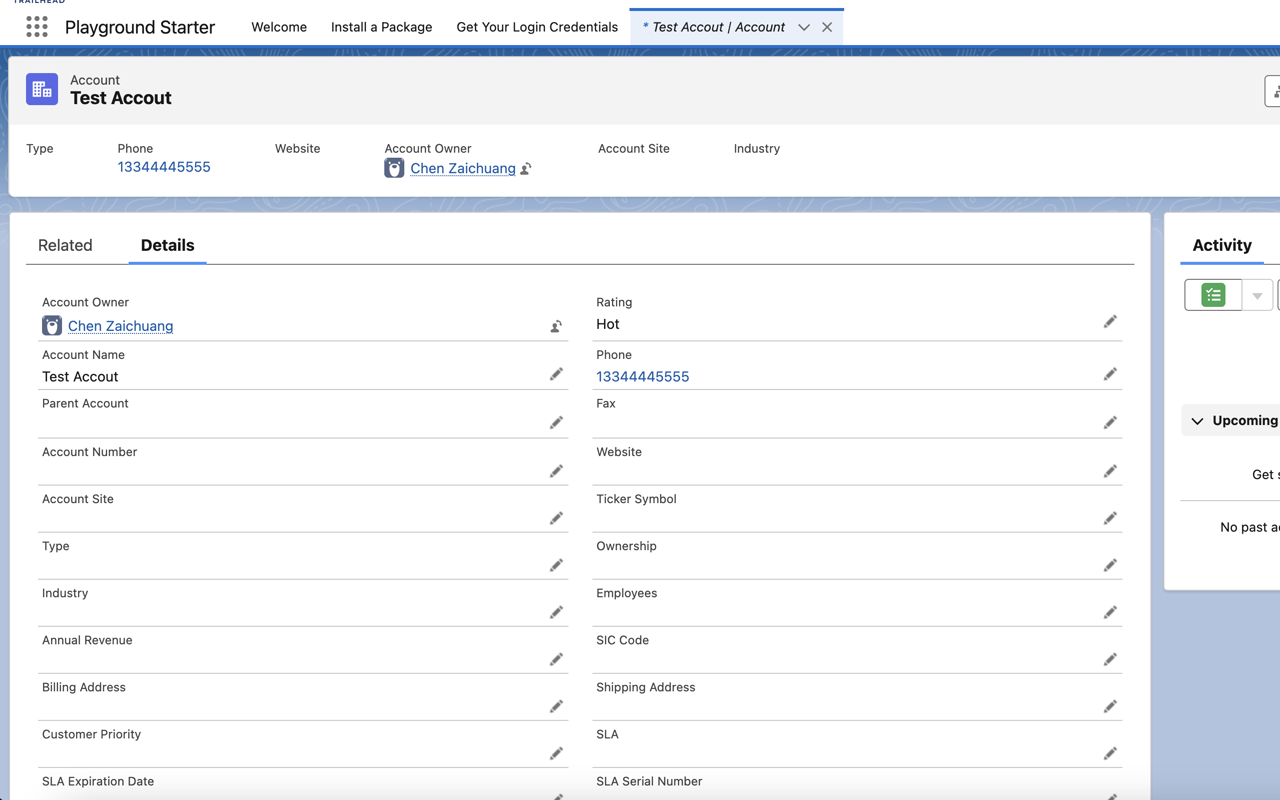Salesforce Show Api Name