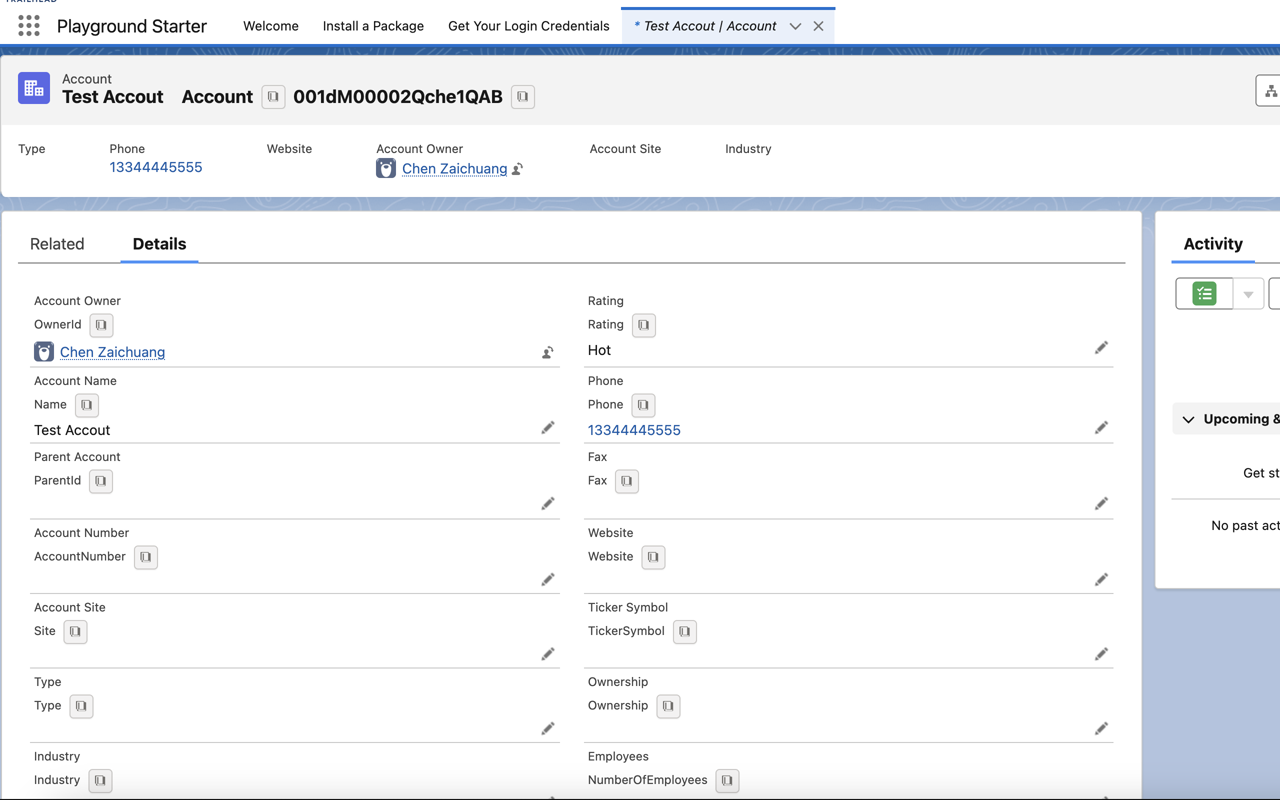 Salesforce Show Api Name
