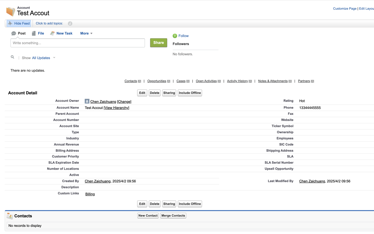Salesforce Show Api Name