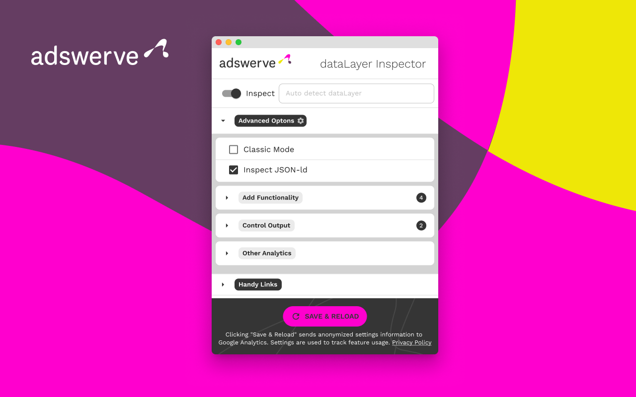 Adswerve - dataLayer Inspector+
