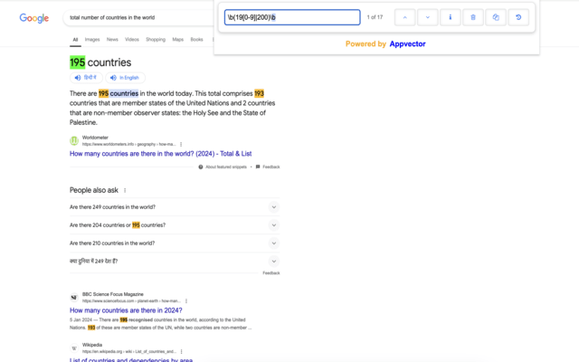 正则表达式搜索