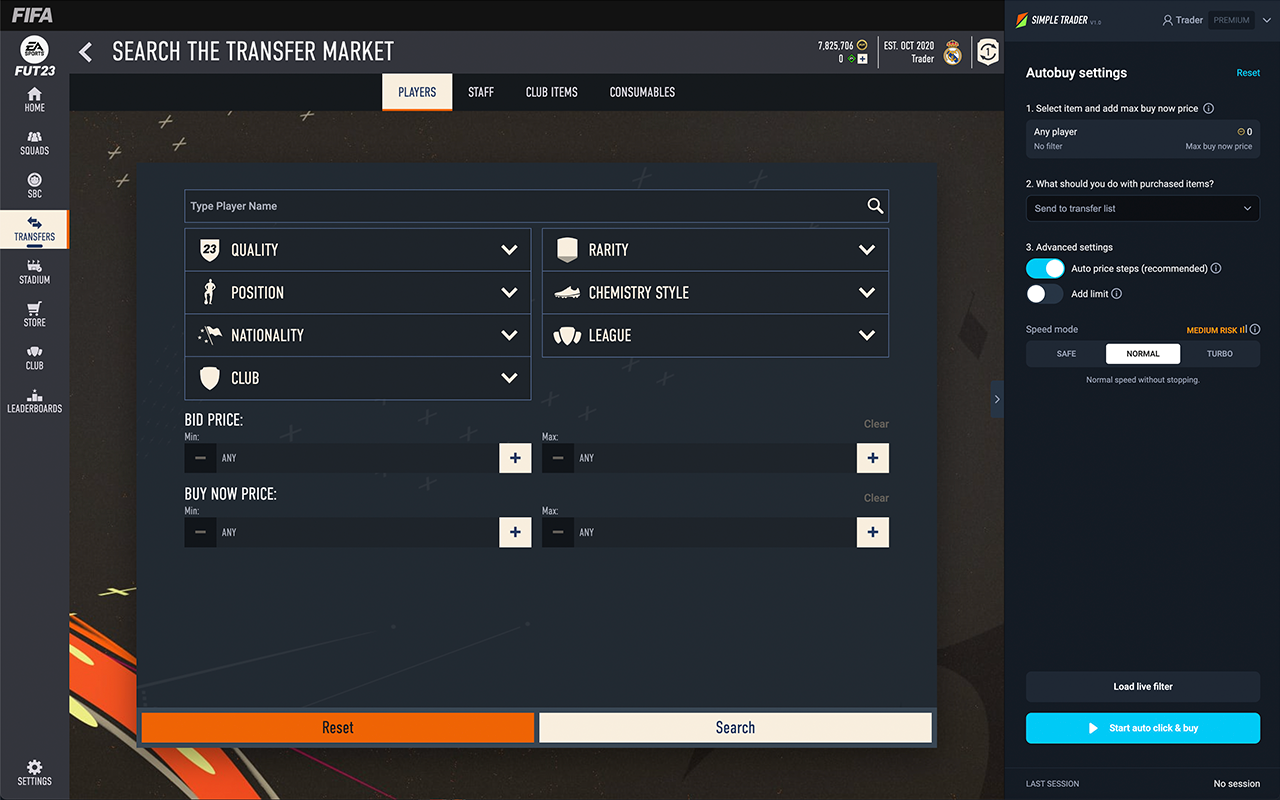 EA FC Sniping Bot & Autobuyer (FUT Simple Trader)