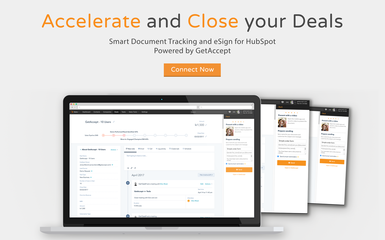 HubSpot eSignatures by GetAccept