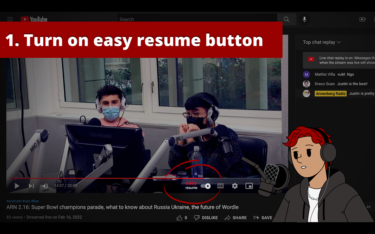 Easy Resume - Video Manager for YouTube