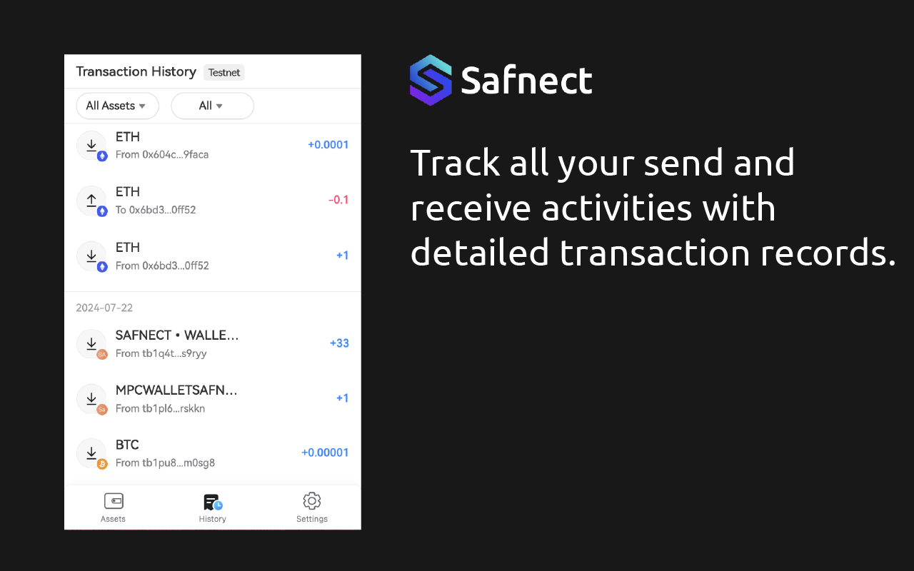 Safnect Wallet