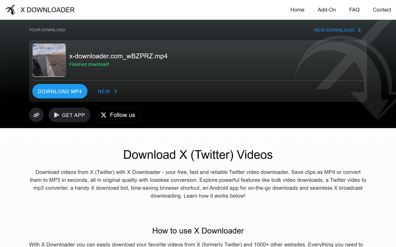 X Downloader: Download Videos from X (Twitter)
