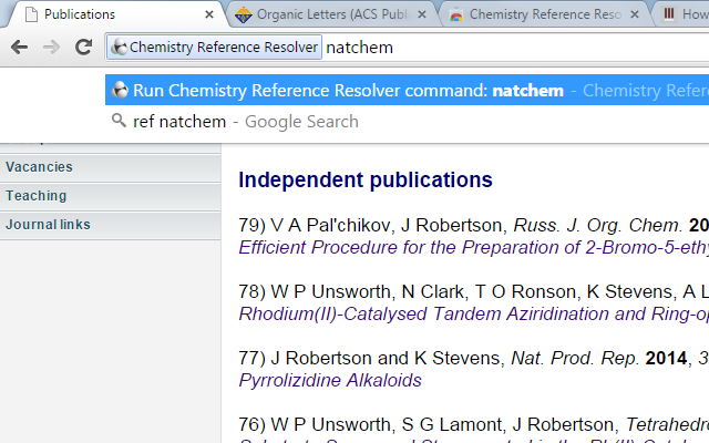 Chemistry Reference Resolver