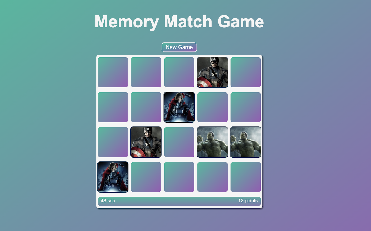 AI Memory Match Game