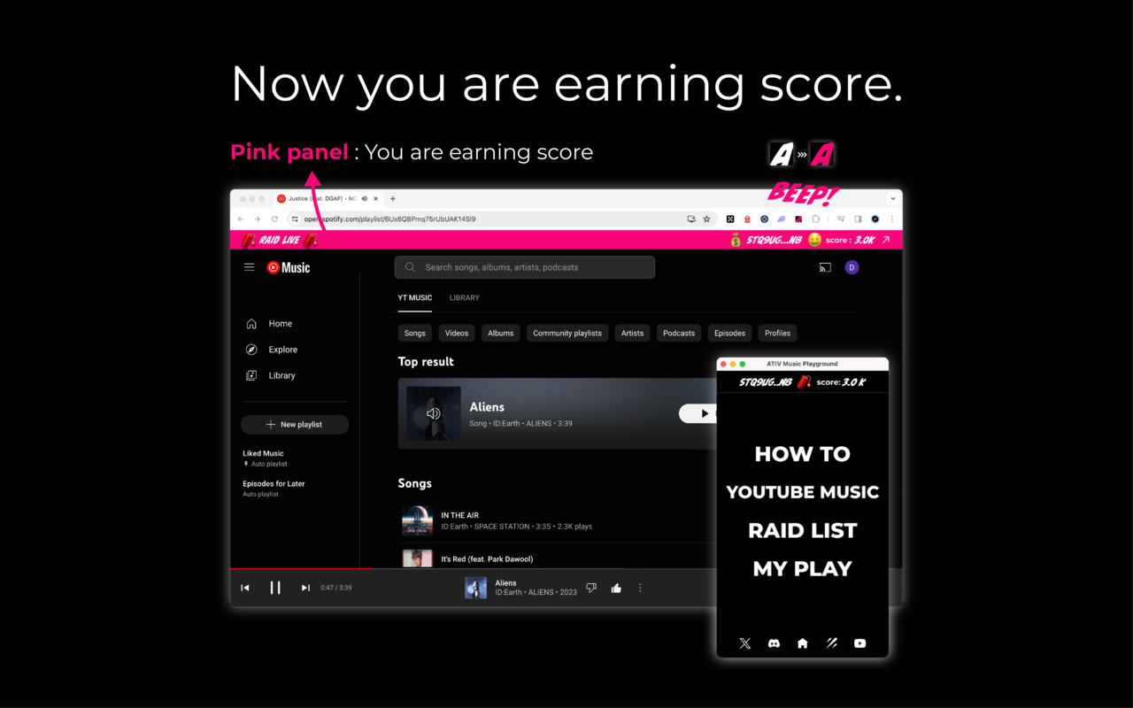 ATIV Music Playground for Youtube Music