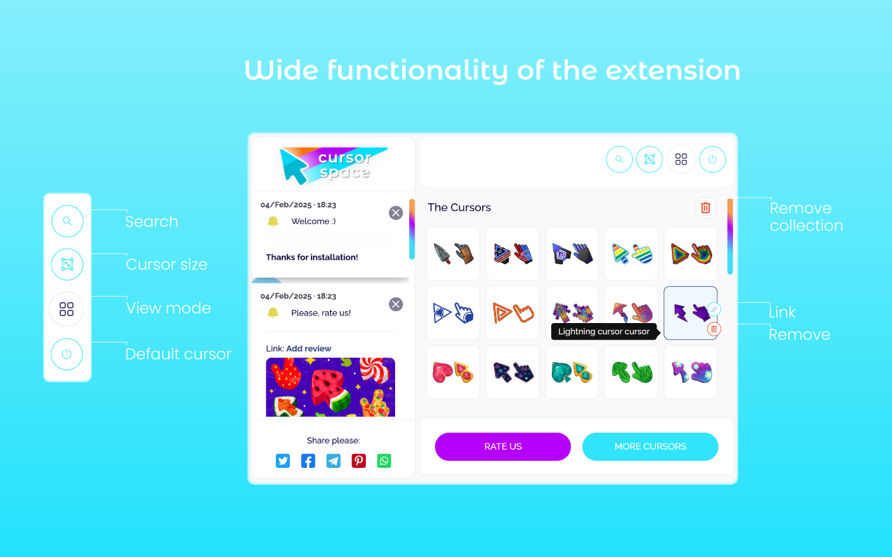 Cursor Space for Chrome - 自定义光标
