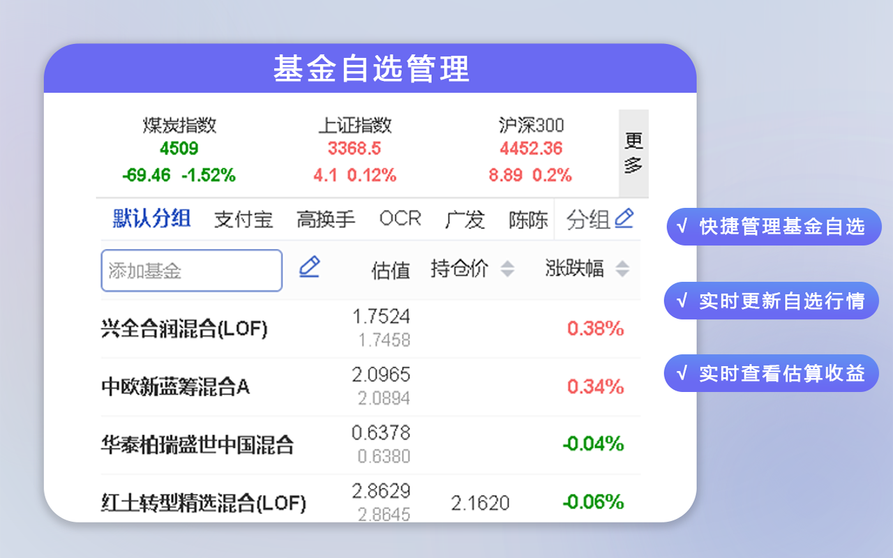 股票基金管家 - 上班盯盘助手