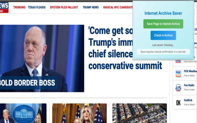 Internet Archive Saver