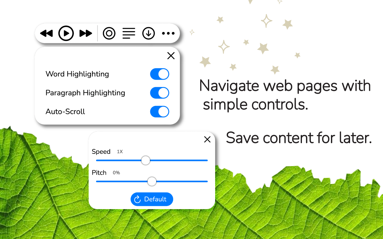 WebOutLoud - Text to Speech Web Reader