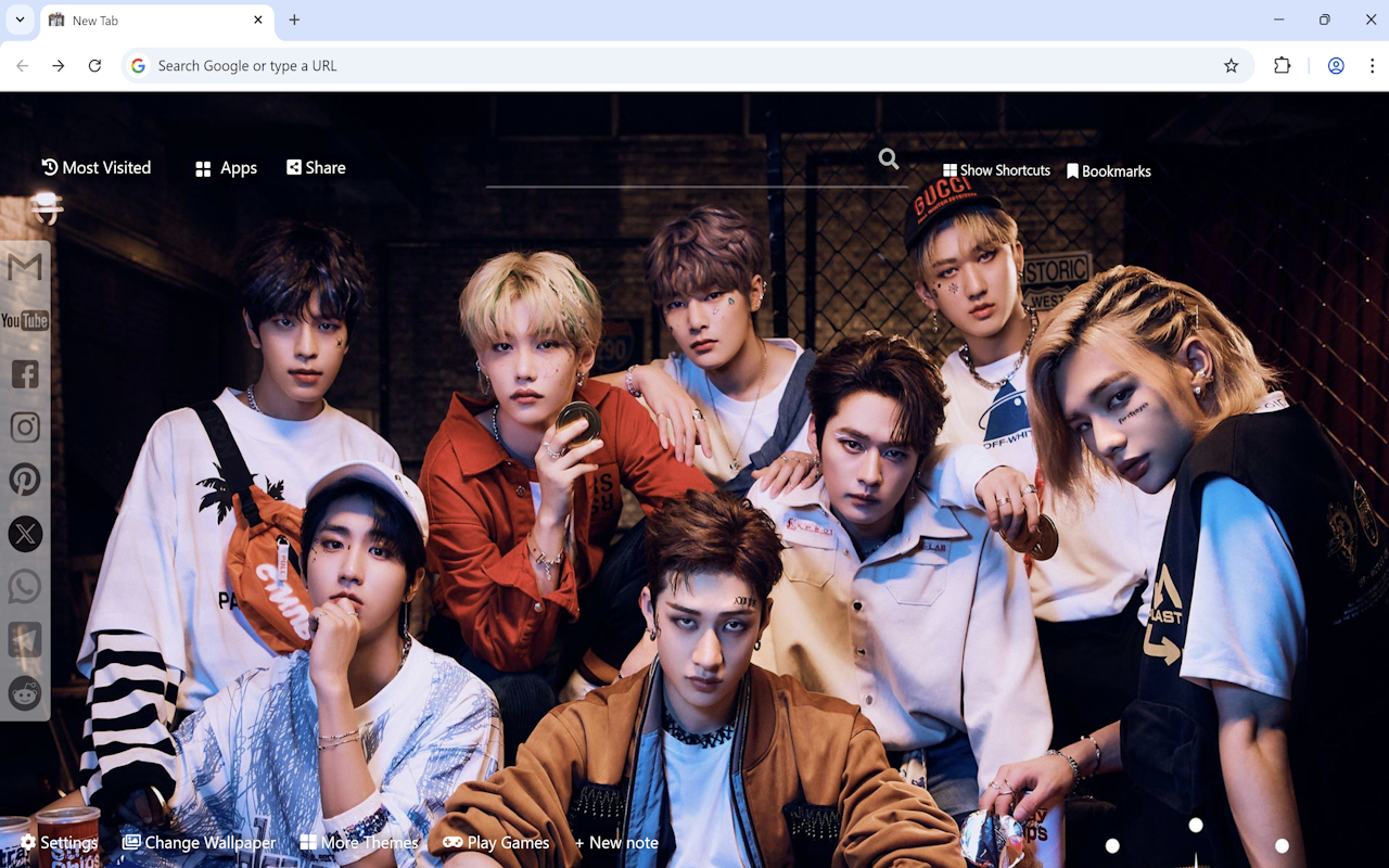 Stray Kids Wallpaper New Tab