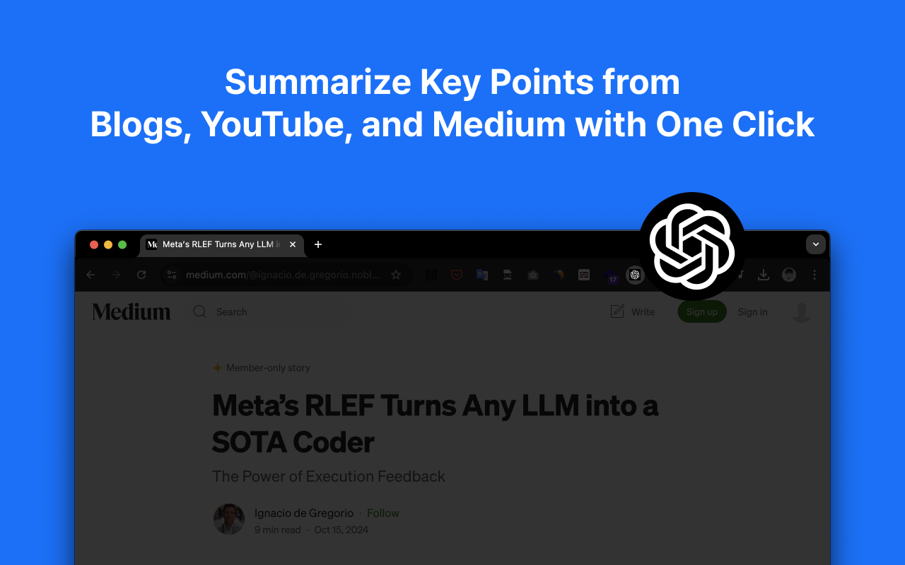 ChatPage - AI 内容摘要