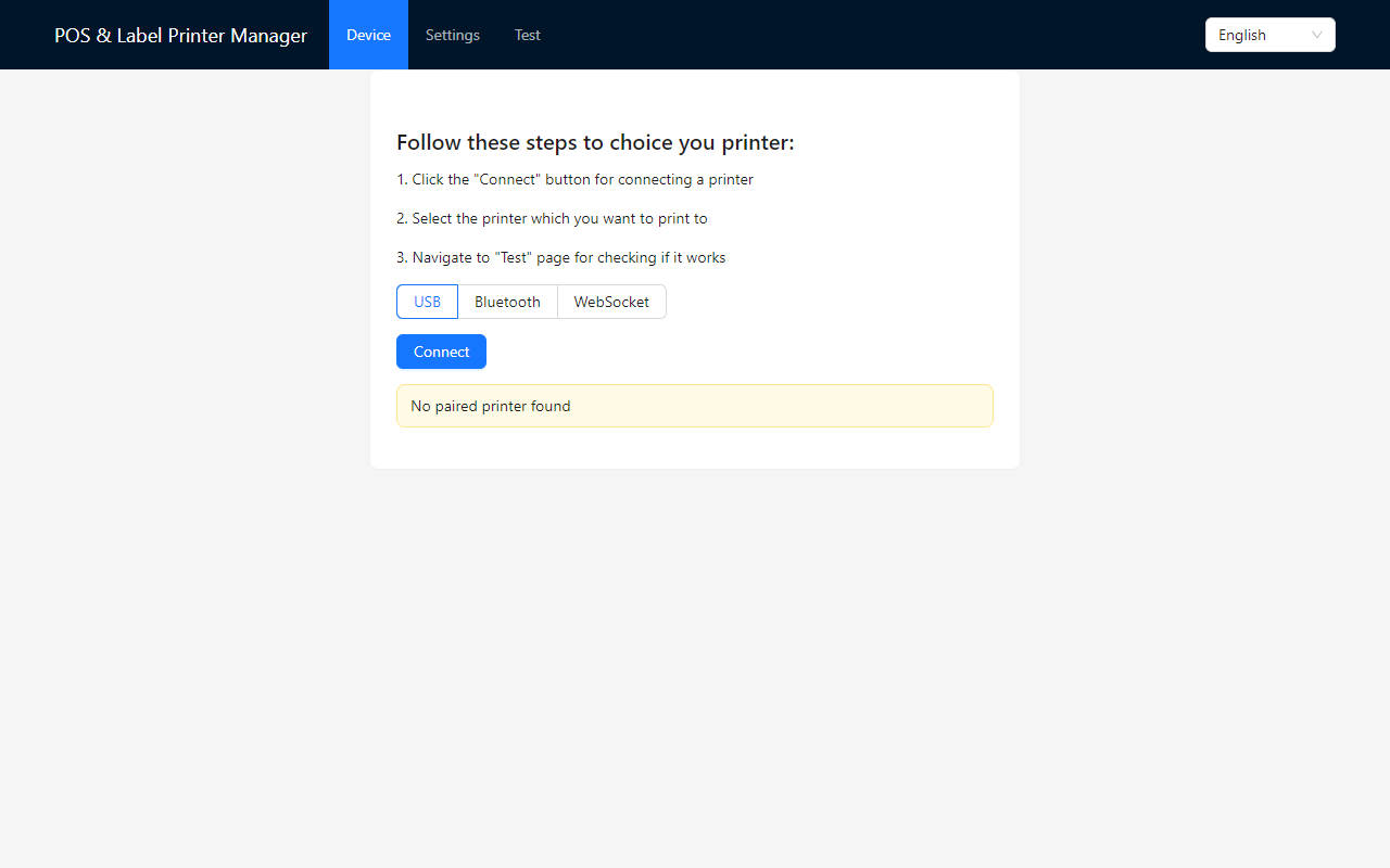 POS & Label Printer Manager