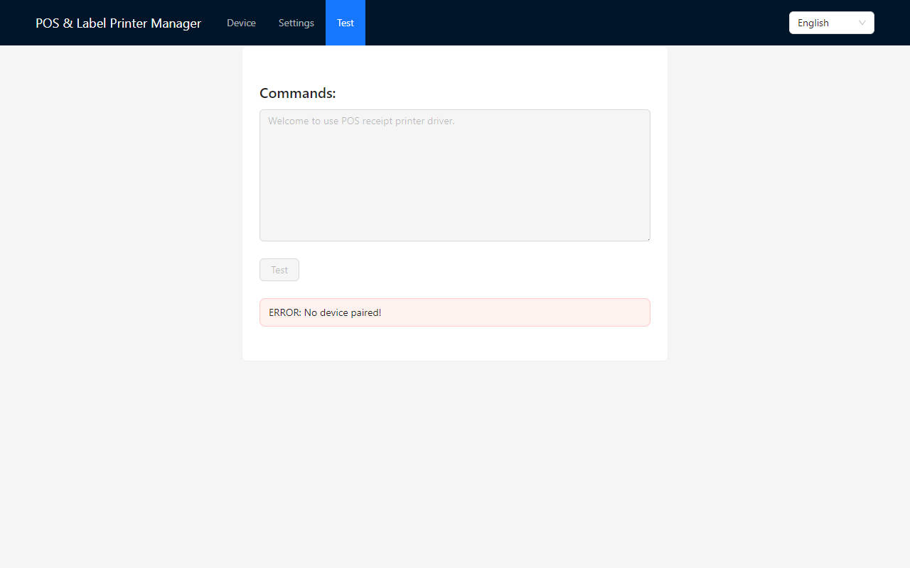 POS & Label Printer Manager